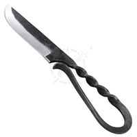 Couteau de chasse Viking artisanal en acier à haute teneur en carbone, manche en acier à haute teneur en carbone forgé à la main, OEM, haute qualité, garantie de 3 ans