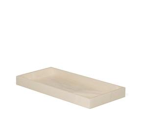 Plateau de service élégant et lisse, texture marbrée colorée, plateau en résine avec un look élégant pour les soupes, les collations, les salades par Faizacraft - Product Image 1