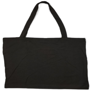 Grand sac fourre-tout en toile écologique personnalisé, poignée supérieure réutilisable et recyclable pour l'épicerie, plage, utilisation promotionnelle - Product Image 3