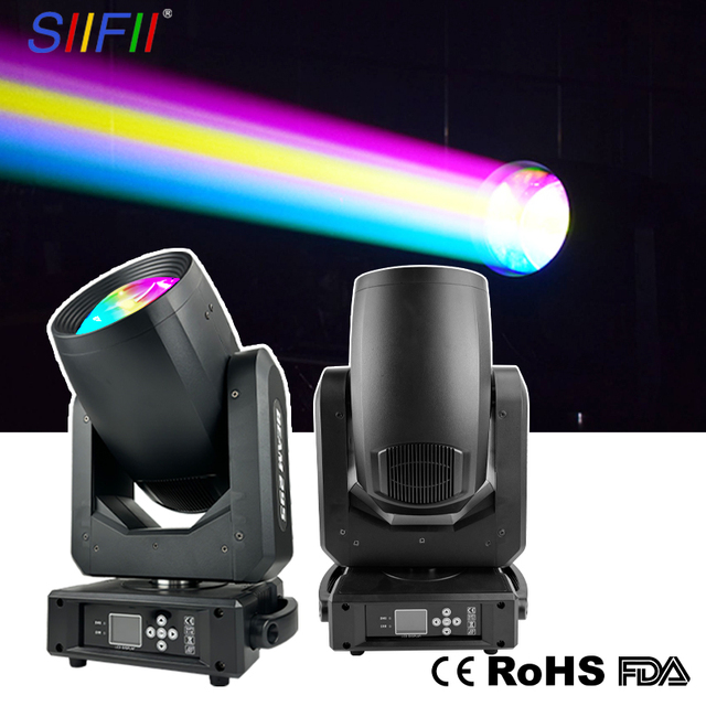 High Brightness 295W Mini LED RGBW Beam Moving Head Light IP33 Rated Promotional Sound Control Wedding Disco NightClub DJ Stage