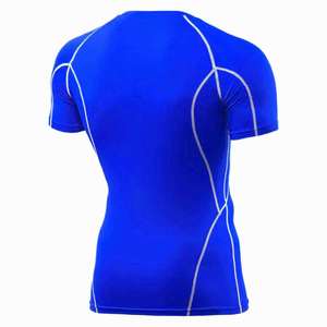 Premium Quality Hot Selling BJJ MMA Rash Guard Top Men's <b>Compression</b> <b>Shirt</b> Customized Printed Men - Product Image 4