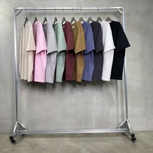 เสื้อยืดเฮฟวีเวตสำหรับผู้ชายเสื้อยืดพิมพ์ลายว่างเปล่าระบายอากาศคอกลมสไตล์วินเทจ - Product Image 6