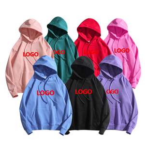 Sweat-shirts à capuche pour hommes en coton 100% avec logo personnalisé, ensemble de vêtements en molleton, sweat-shirt oversize uni, pull unisexe, sweat-shirts pour hommes - Product Image 3