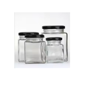 โหลแก้วทรงกลมสำหรับใส่ขวดแก้วพร้อมฝาพลาสติกทำจากวัสดุด้านบนสินค้ามาใหม่ - Product Image 3