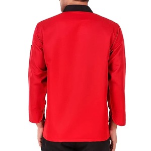 Uniforme de chef d'hôtel de cuisine de quantité minimale de commande bas Service OEM uniformes de chef respirants à manches longues - Product Image 3