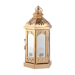 Lanterne à bougie marocaine en métal et en verre décorative pour la maison et la décoration de Noël Lanterne de designer de couleur personnalisée - Product Image 5