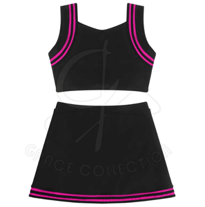 Uniformes de pom-pom girl de compétition pour ensembles de pom-pom girl de couleur personnalisée fabriqués au Pakistan - Product Image 6