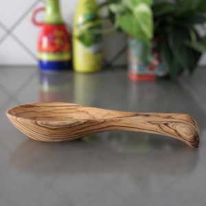 Cosmétique personnalisé en bois petite cuillère jetable écologique naturelle - Product Image 3