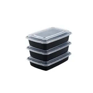 24Oz 26Oz 28Oz 32Oz 38Oz Nhựa Kín Thực Phẩm Container Dùng Một Lần Microwavable Thực Phẩm Lưu Trữ Bữa Ăn Prep Container