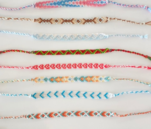 Friendship <b>Bracelet</b> or Anklet Chevron - Colorful - <b>String</b> - Trendy - *CUSTOMIZABLE* - Product Image 2