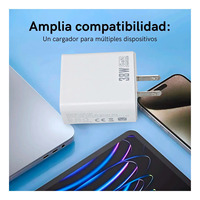Dual USB Type-C PD 30W Fast Charging All One Universal Wall Charger PC Fireproof Material Over-Charging Protection Assorted