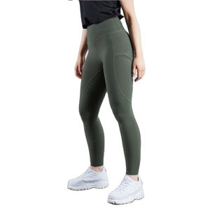 Leggings d'équitation en velours côtelé pour femmes, taille mi-haute, coupe droite, respirants, décontractés, grande taille, mode estivale - Product Image 2