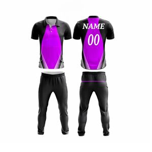 Uniforme de Cricket Personalizado de Alta Calidad, 100% Poliéster, para Hombre Adulto, con Camiseta de Manga Corta y Pantalón - Product Image 3