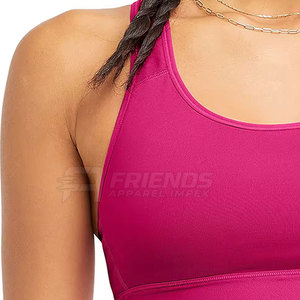 Sujetador Deportivo Ligero para Mujer, con Relleno, Tirantes Ajustables, Malla Transpirable, Ecológico, para Yoga, Fitness y Entrenamiento - Product Image 4