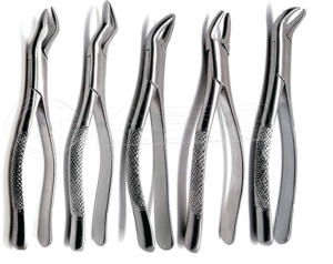 Fórceps de extracción dental manual de acero - Product Image 3