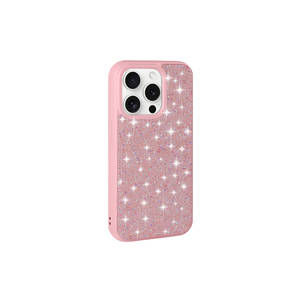 Funda Netzy de Lujo con Brillantes para iPhone 15 Pro Max, Carcasa Protectora Trasera con Pedrería, Diseño Lindo para Chicas - Product Image 1