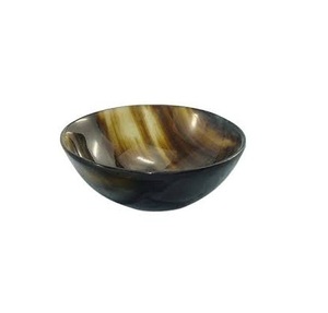 Bol en corne de vache de buffle à finition antique pour la maison hôtel servant le meilleur bol bol de nourriture et de fruits de haute qualité à bas prix - Product Image 1