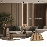 Panneau mural en fibre de bambou imperméable personnalisé, revêtement décoratif moderne pour les projets de design de restaurants et d'hôtels