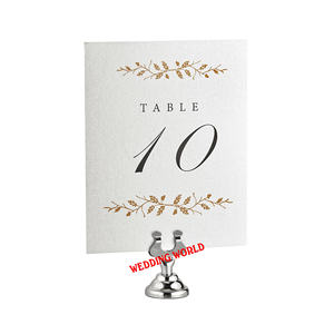 New Decorative Design <b>Card</b> Stand Premium Quality Classic Stylish New Decorative Design <b>Card</b> Holder Office Ware Menu Stand - Product Image 6