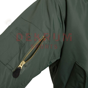 Custom Winter Men's Bomber <b>Jacket</b> with Stand Collar and Front Logo Eco-Friendly & Breathable Wholesale New Design - Product Image 6