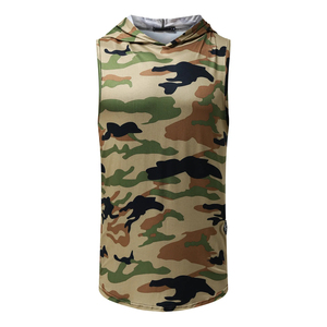 Camiseta sin mangas con tirantes para gimnasio personalizada para hombre, camiseta transpirable para fitness, correr, entrenamiento informal, deportes, opción de talla grande OEM - Product Image 1