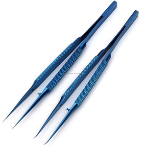 Pinzas Microquirúrgicas Oftálmicas Manuales de Acero Inoxidable y Titanio, Instrumentos de Precisión para Cirugía Ocular, Instrumentos Hospitalarios - Product Image 1