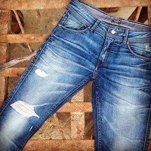 Pantalones vaqueros ajustados de algodón para hombre, cintura media, invierno, informales, transpirables, ligeros, lavados, rectos, estilo Bangladesh, Vaqueros - Product Image 6