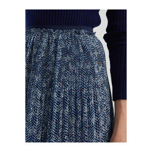 JUPE EN CHIFFON IMPRIMÉE MIDI BGN pour FEMMES Modèle W24S255 Fabriqué en Turquie - Product Image 5