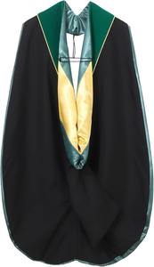 Toga de Graduación Doctoral de Lujo Unisex y Capucha Doctoral de 8 Lados, Paquete de Toca para Toga Académica - Product Image 2