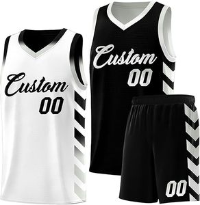 Ensemble de basketball professionnel réversible, maillot et short respirants à séchage rapide, uniforme en maille durable pour le basketball de compétition - Product Image 5