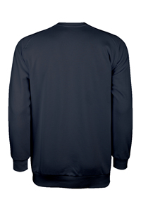 เสื้อสเวตเชิ้ตคอกลมผู้ชาย ผ้าโพลีเอสเตอร์ 5% ผ้าฝ้าย 95% 300 GSM สีกรมท่า - Product Image 5