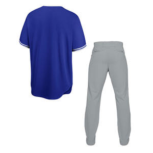 Conjunto de ropa deportiva de béisbol y softbol Unisex de la mejor calidad, uniformes ligeros de poliéster, diseño Popular transpirable, venta directa al por mayor - Product Image 2