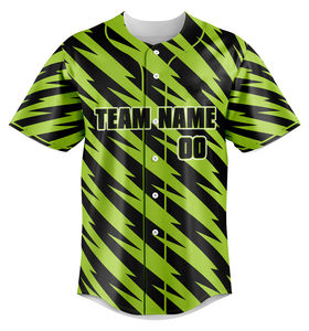 Maillot de baseball léger grande taille pour joueurs – Tissu doux et durable, personnalisable avec noms et numéros d'équipe, respirant et anti-humidité - Product Image 1
