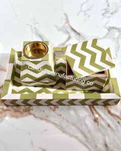 Ensemble de brûleurs d'encens électriques islamiques personnalisés pour le Ramadan Madkhan Bakhoor Parfum en bois d'Inde avec lavande et bergamote Religieux - Product Image 5