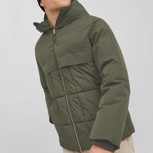 Nouvelle veste d'hiver matelassée vintage pour homme 2026, avec capuche, fermeture éclair, respirante, grande taille, en polyester enduit - Product Image 6