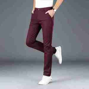 กางเกงผ้าสแปนเด็กซ์/ ผ้าฝ้ายถักสำหรับผู้ชายกางเกงผ้าสแปนเด็กซ์ปรับแต่งโลโก้ได้ - Product Image 5