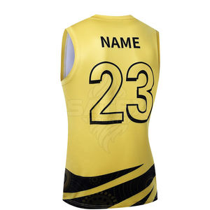 Vêtements d'entraînement respirants de qualité supérieure, taille plus, uniforme AFL, impression par sublimation personnalisée, 100% polyester, vente chaude - Product Image 4