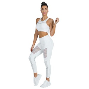 ชุดโยคะผู้หญิงแบบปรับแต่งได้น้ำหนักเบา2ชิ้นชุดออกกำลังกายแบบสี่ทางระบายอากาศได้ - Product Image 2