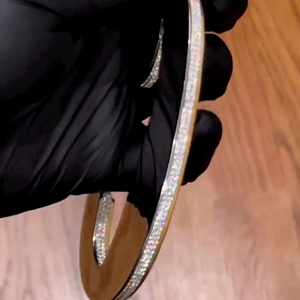 Nouvelle mode bijoux fins pendentifs et breloques avec diamants blancs personnalisés glacés chaîne de style hip-hop unisexe - Product Image 6