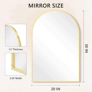 Miroir mural rond en fer élégant de qualité supérieure - Décoration d'intérieur élégante pour salon, chambre à coucher, couloir et mariages - Product Image 3
