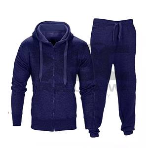 Ensemble de survêtement de sport pour homme, personnalisable, grande taille, léger, séchage rapide, respirant, en tissu polaire, avec logo personnalisé - Product Image 3
