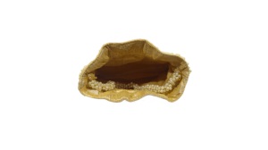 Mini sacs Potli dorés à la mode pour femmes avec fermeture à cordon de serrage - Product Image 4