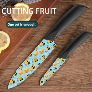 Juego de 3 Cuchillos de Cocina de Cerámica Hechos a Mano, con Hoja de Cerámica y Mango de Plástico, Afilados, Duraderos, Aptos para Lavavajillas, Entrega Rápida, Gran Stock - Product Image 5