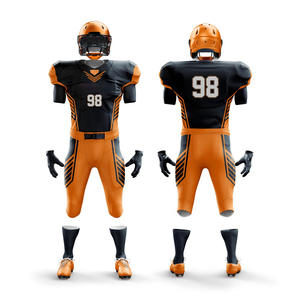 Uniforme personalizado de fútbol americano para el equipo nacional Estilo único con mangas cortas transpirables Hecho en Pakistán - Product Image 2