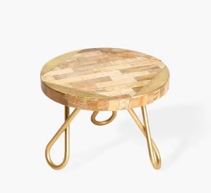 Mayorista de alta calidad de soporte de pastel de madera Soporte de pastel hecho a mano de calidad premium Diseñador Soporte de pastel de lujo - Product Image 3