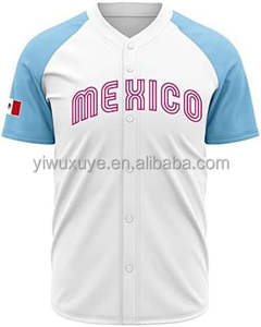 Jersey Baseball Meksiko Berkualitas Tinggi Baru yang Dapat Disesuaikan, Nama Tim, 100% Poliester, Ukuran Besar, Logo Depan, Cepat Kering, Unisex - Product Image 3