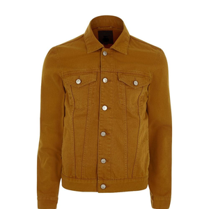 แจ็กเก็ตผ้าเดนิมสำหรับผู้ชายเสื้อแจ็กเก็ตยีนส์รุ่นใหม่ - Product Image 1