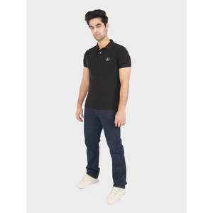 Polo MELKER de Verano, Corte Regular, Transpirable, Tela Oxford, Bordado, Color Oscuro, Técnico, Sólido, Spandex, Talla XL - Product Image 2