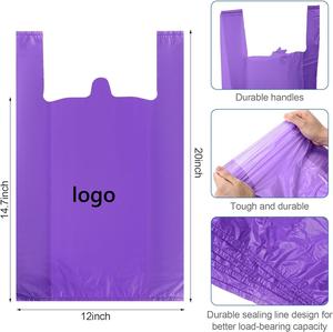 Bolsa de camiseta de supermercado de alta calidad con tamaño y grosor personalizados - Product Image 6