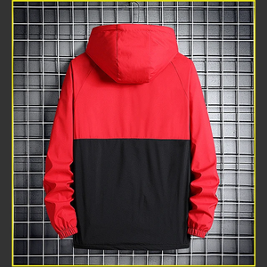 แจ็คเก็ตกันน้ําแบบกําหนดเองขั้นต่ําขั้นต่ําผู้ชายผู้หญิงแจ็คเก็ตเสื้อกันลมพับได้โพลีเอสเตอร์น้ําหนักเบา - Product Image 5